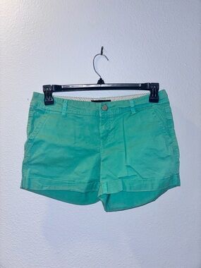 Aeropostale Green Mid Rise Women's Shorts 8